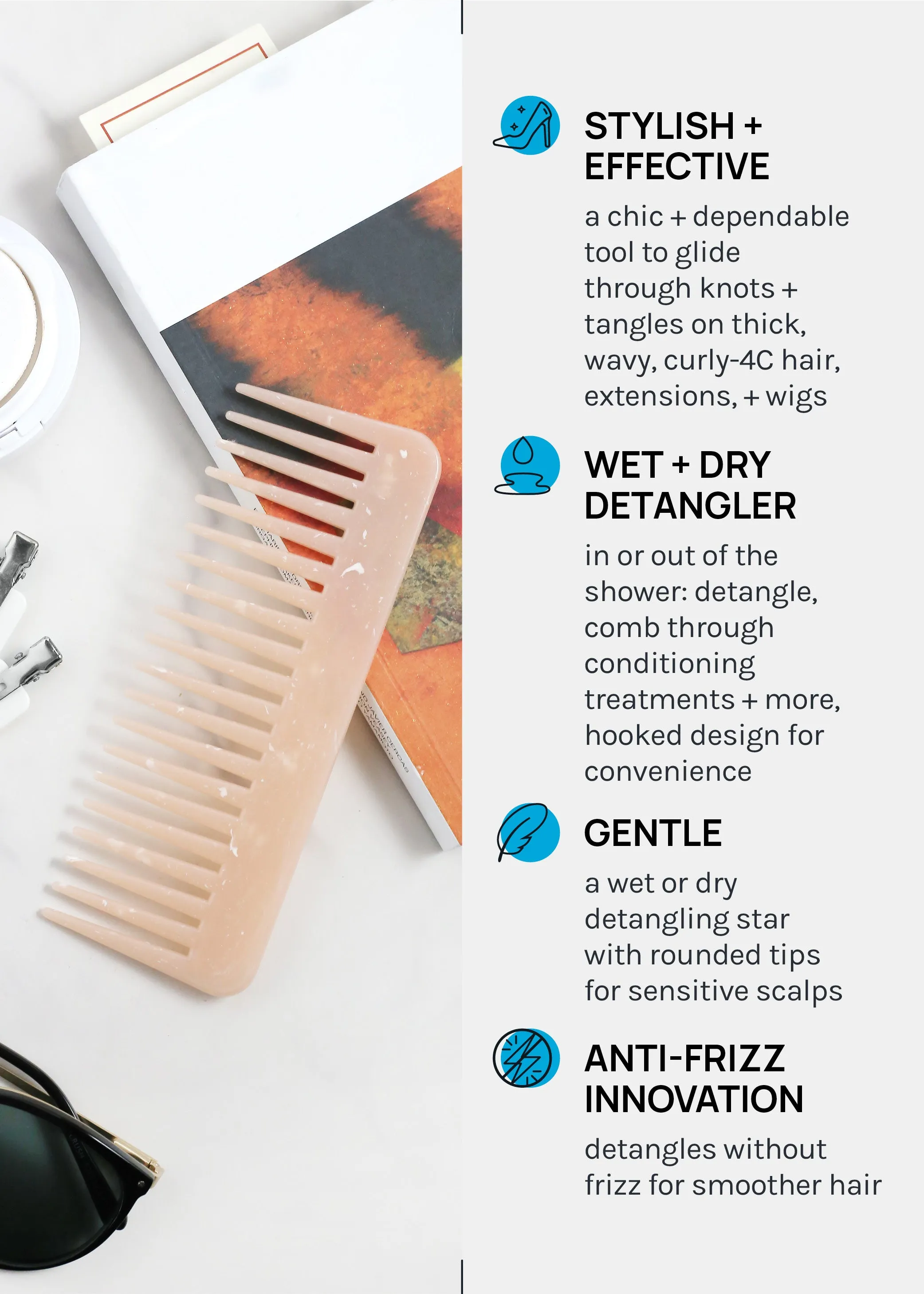 a2o Lab Wide Tooth Comb
