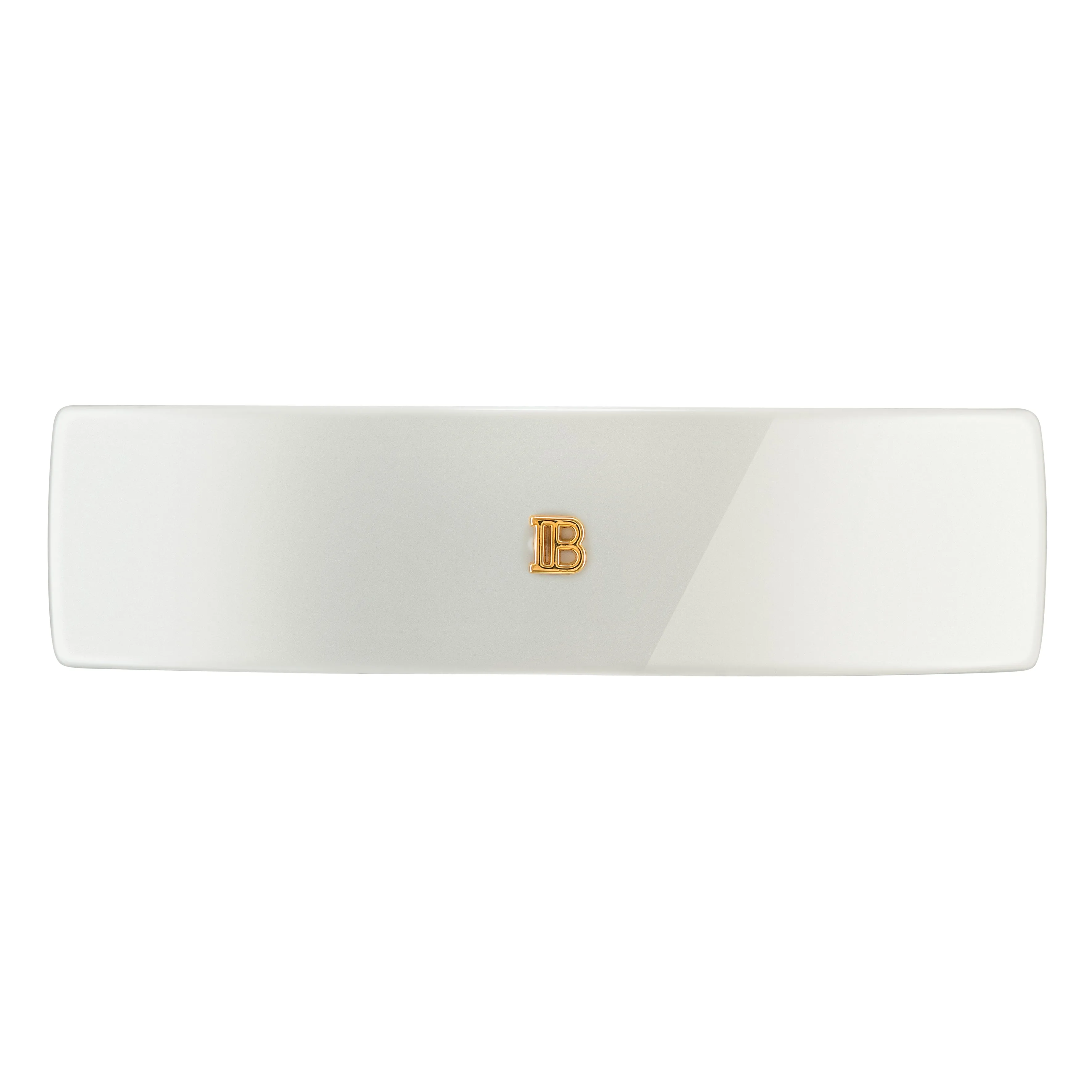 Balmain Barrette Pour Cheveux Large White