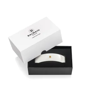 Balmain Barrette Pour Cheveux Large White