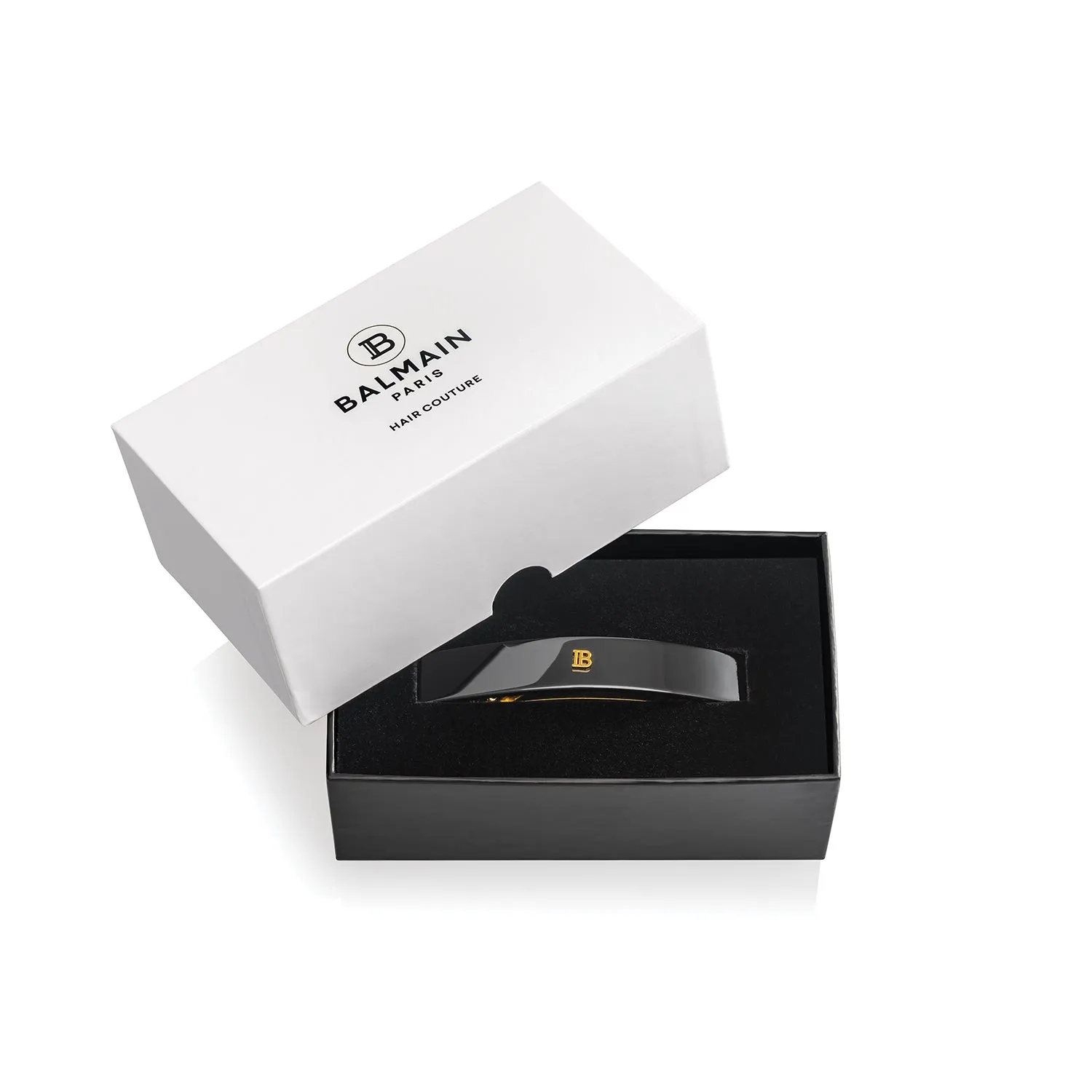 Balmain Barrette Pour Cheveux Medium Black