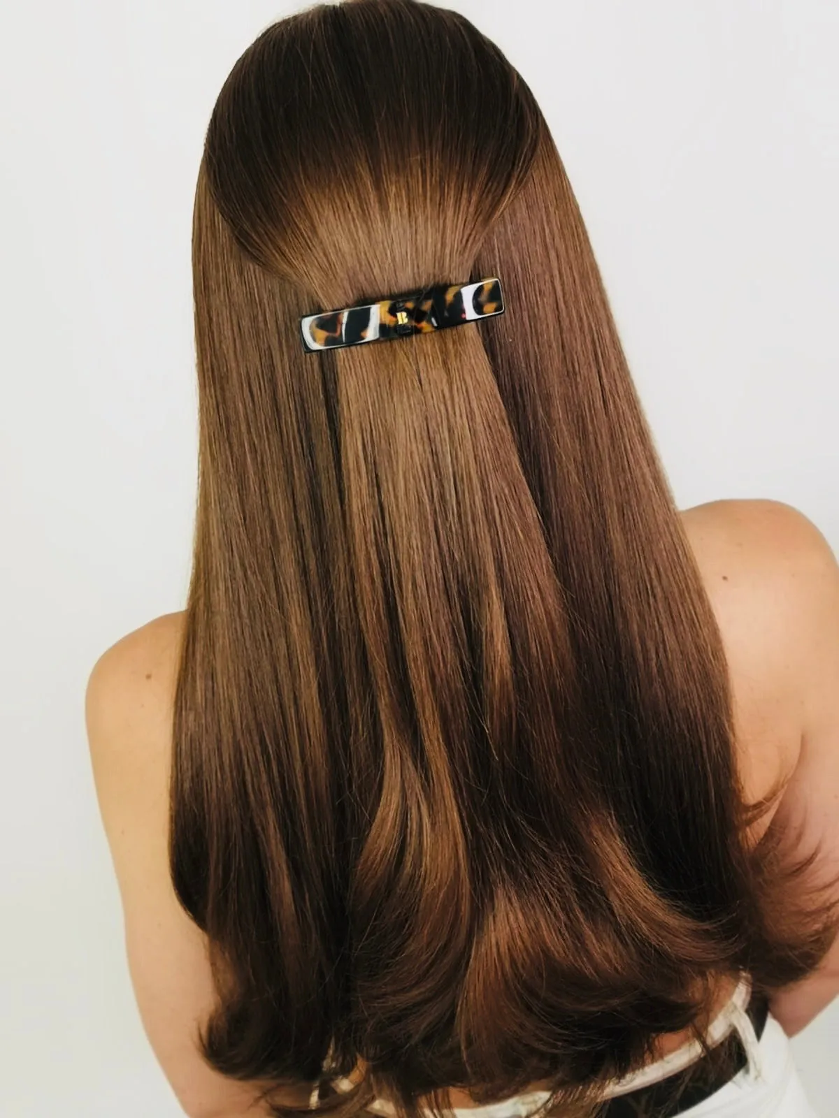 Balmain Barrette Pour Cheveux Medium Tortoise Shell