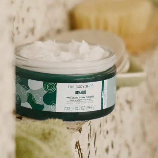Breathe Whisked Body Polish The Body Shop