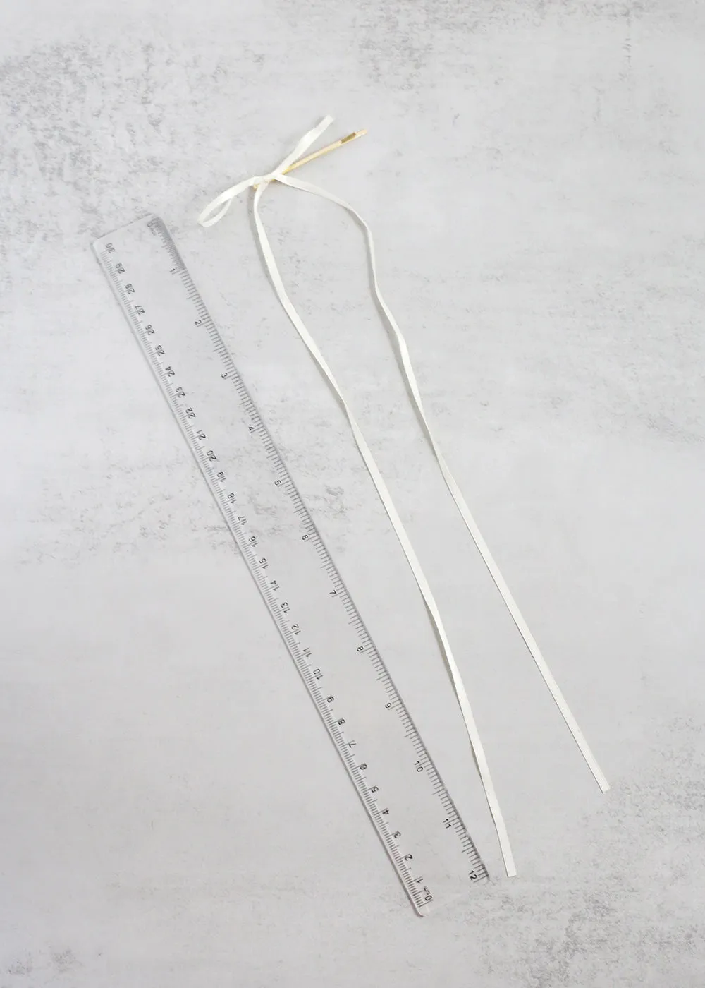 Cute 2 PC Thin Hair Bow Pins