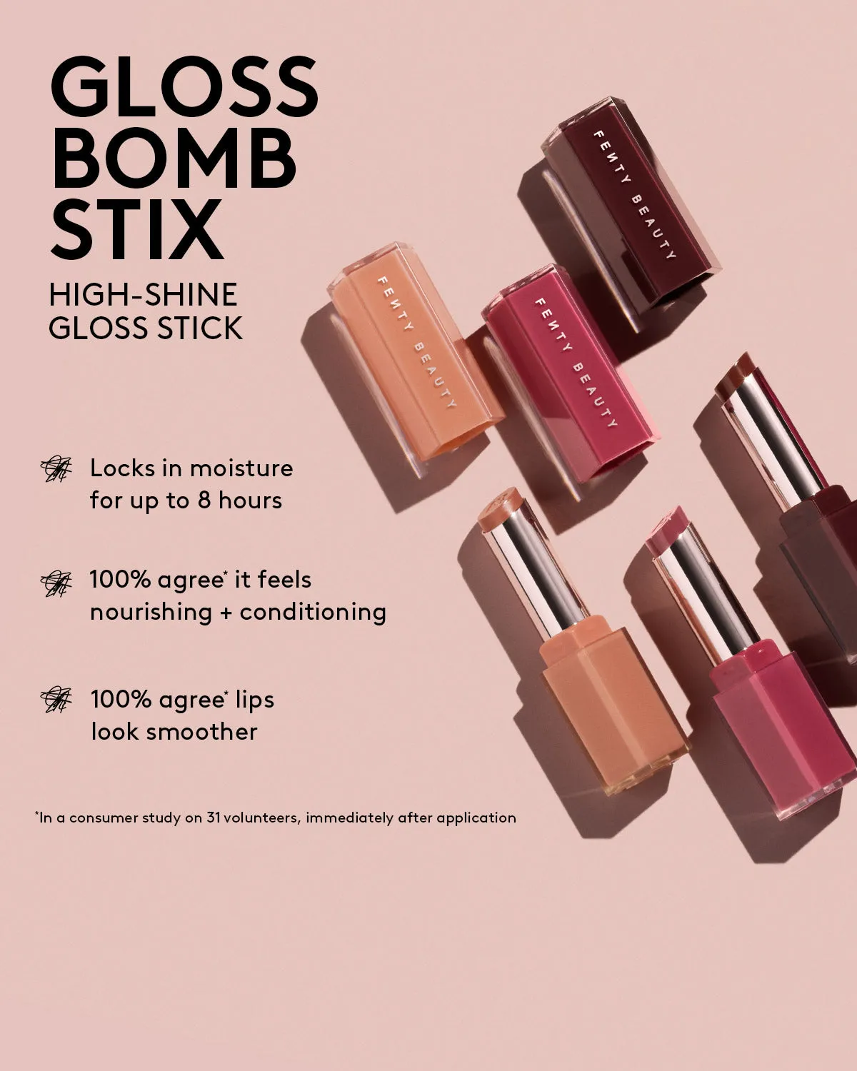 Gloss Bomb Stix High-Shine Gloss Stick — Black'r Berry Fenty Beauty