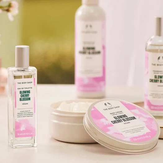 Glowing Cherry Blossom Body Cream The Body Shop