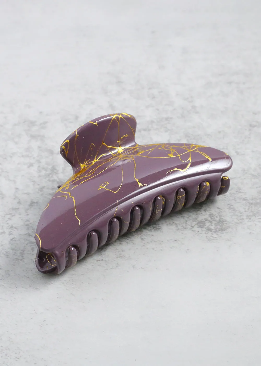 Gold Marble Jaw Clips
