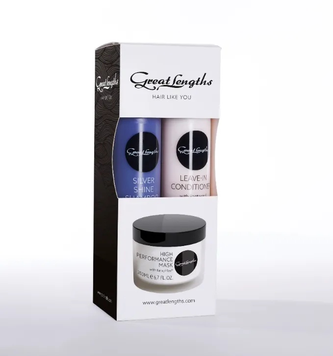 Great Lengths Essential Gift Set  Silver Blonde Shine