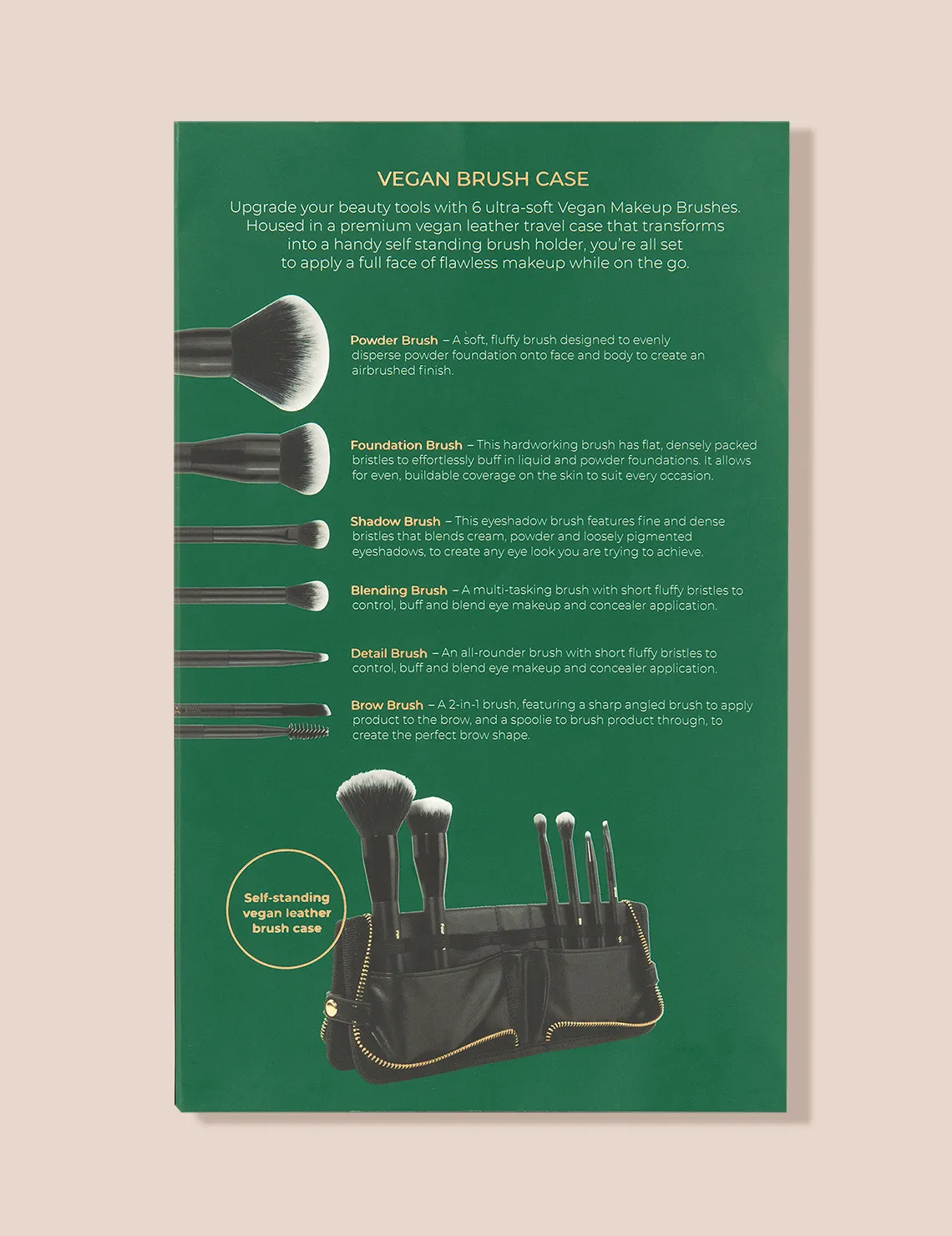 INIKA Organic Vegan Brush Case Inika Organic