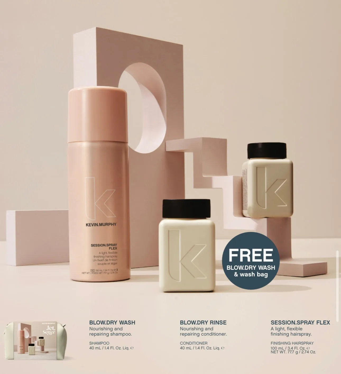 Kevin Murphy Limited Edition Jet Setter Gift Set