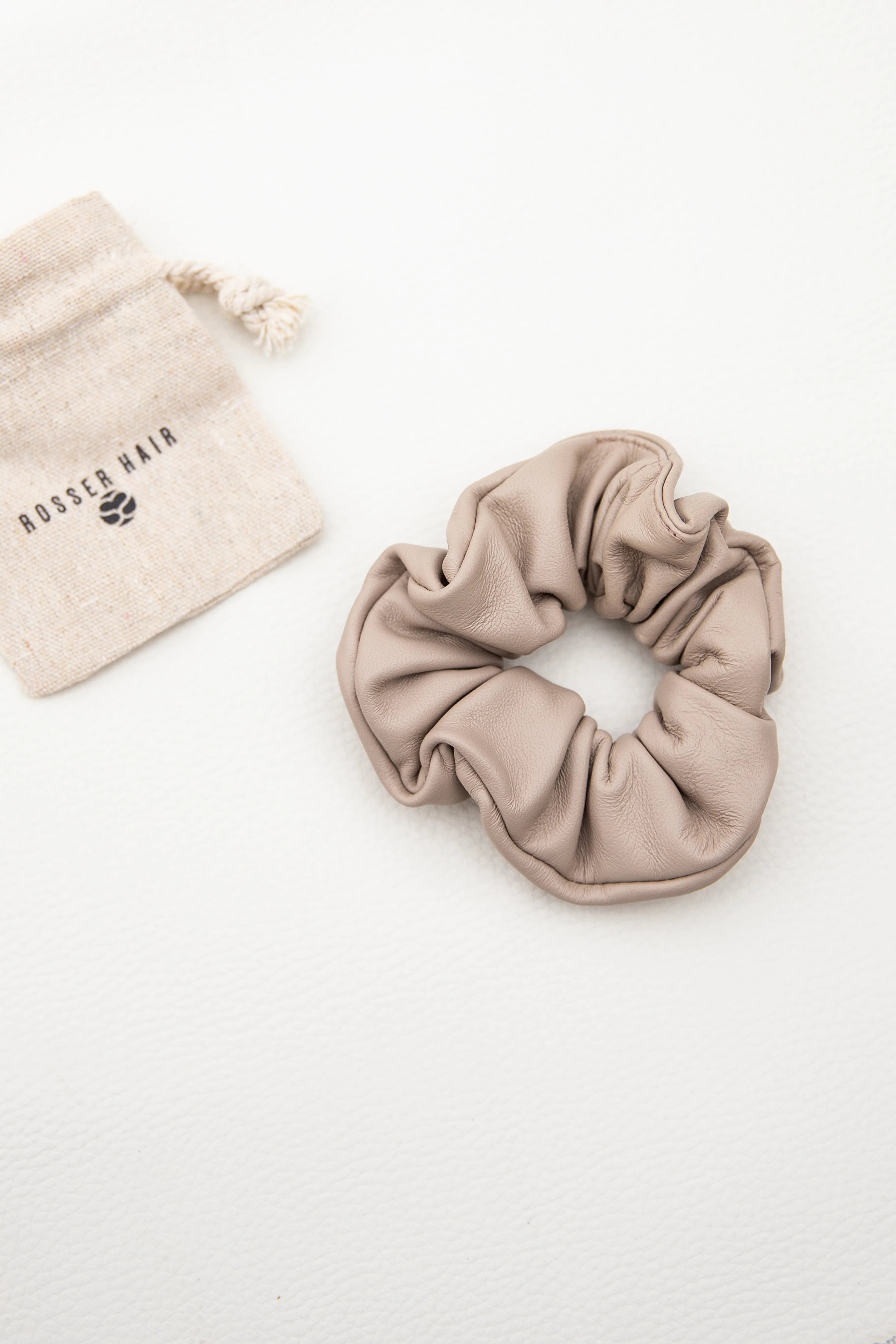 Leather Hand Made Scrunchies