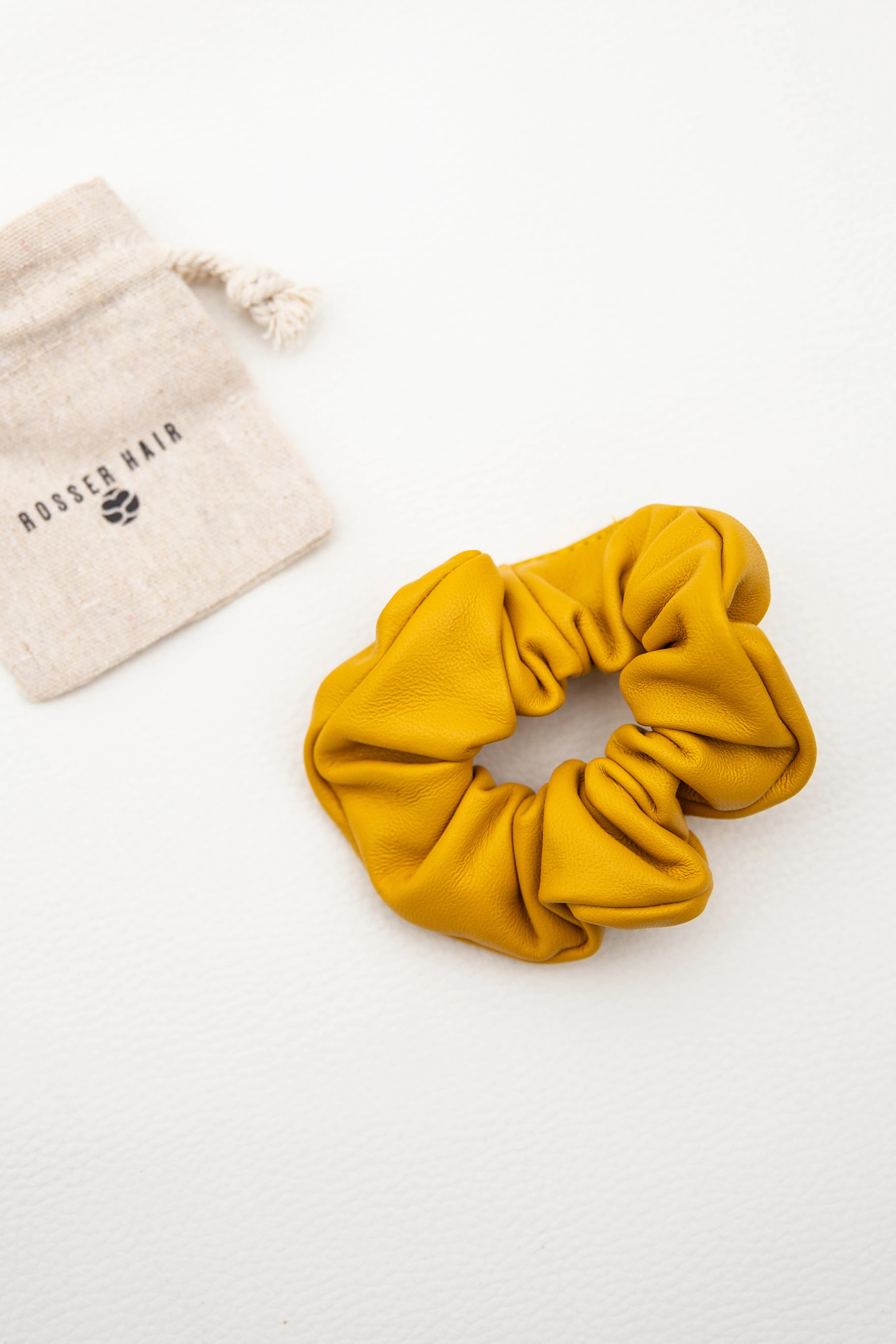 Leather Hand Made Scrunchies