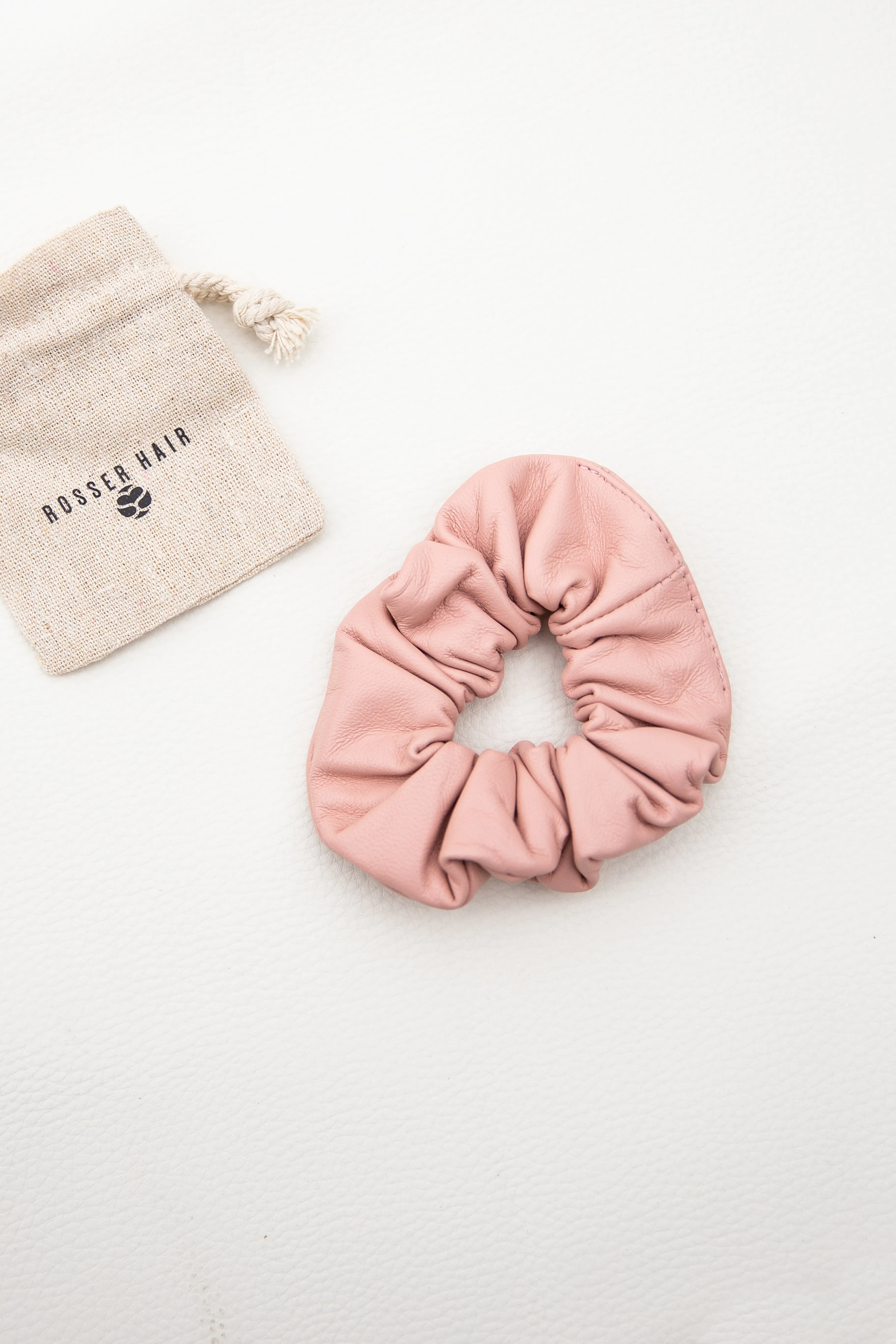 Leather Hand Made Scrunchies