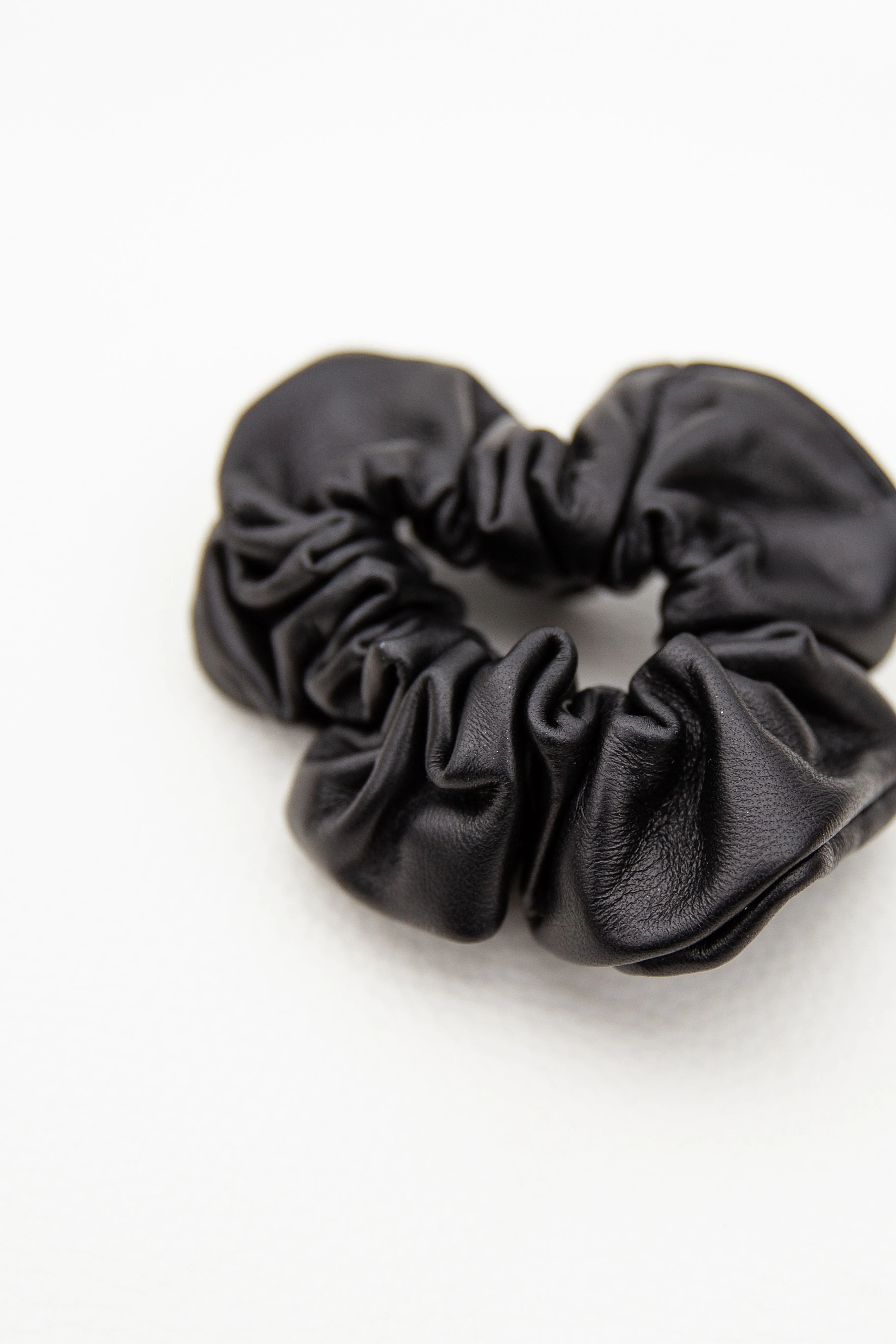 Leather Hand Made Scrunchies