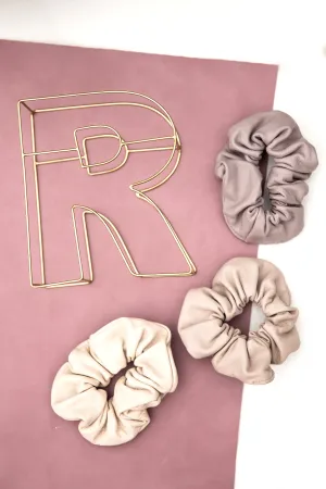 Leather Hand Made Scrunchies