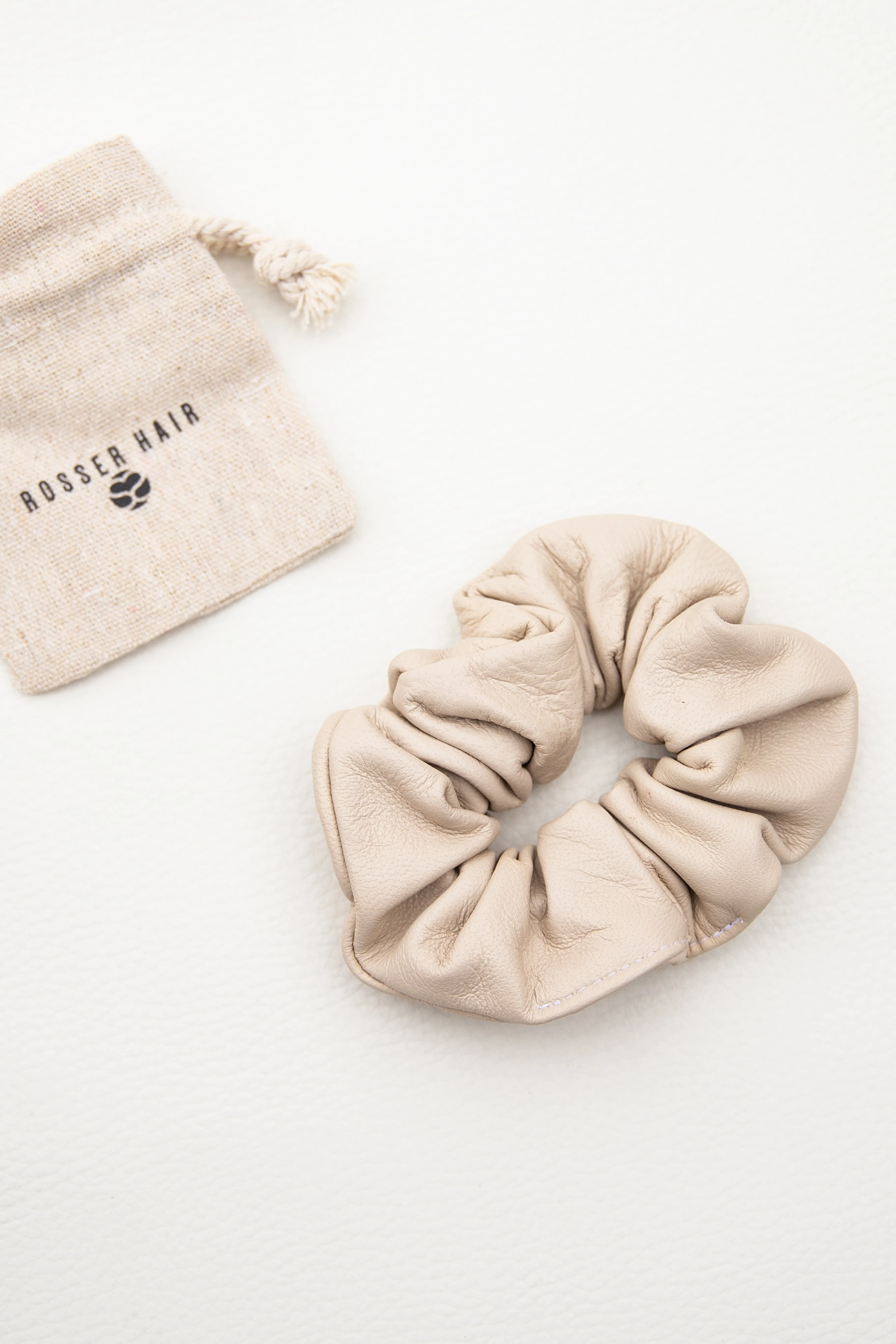 Leather Hand Made Scrunchies