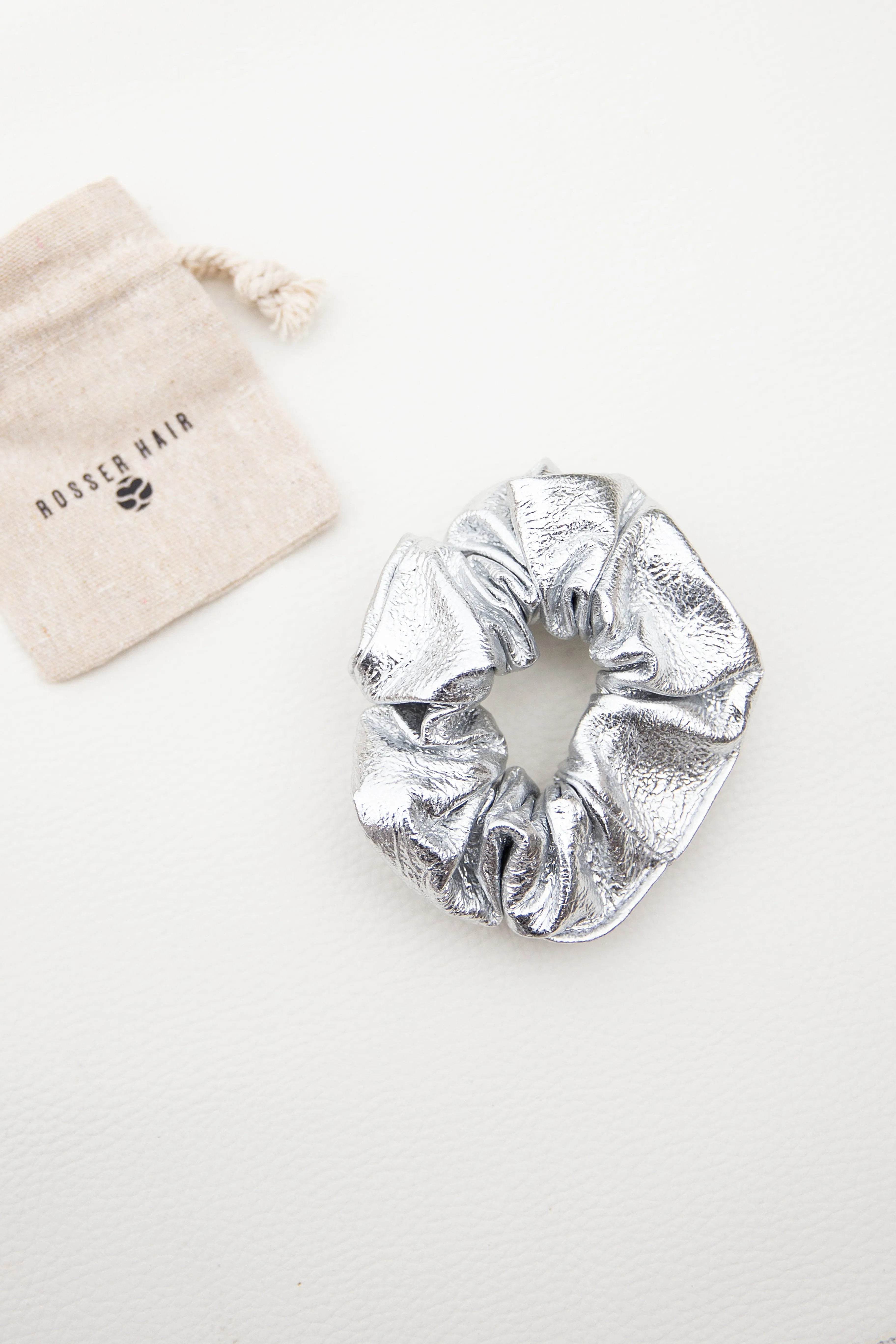 Leather Hand Made Scrunchies