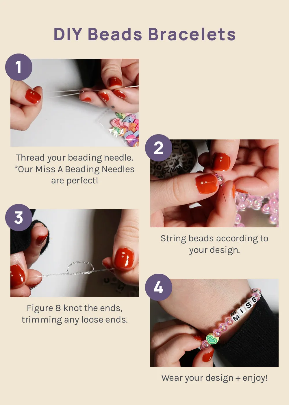 Miss A Alphabetic Beads
