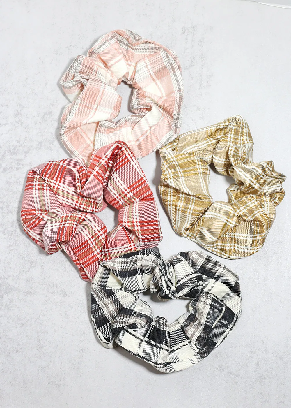 Plaid Scrunchies