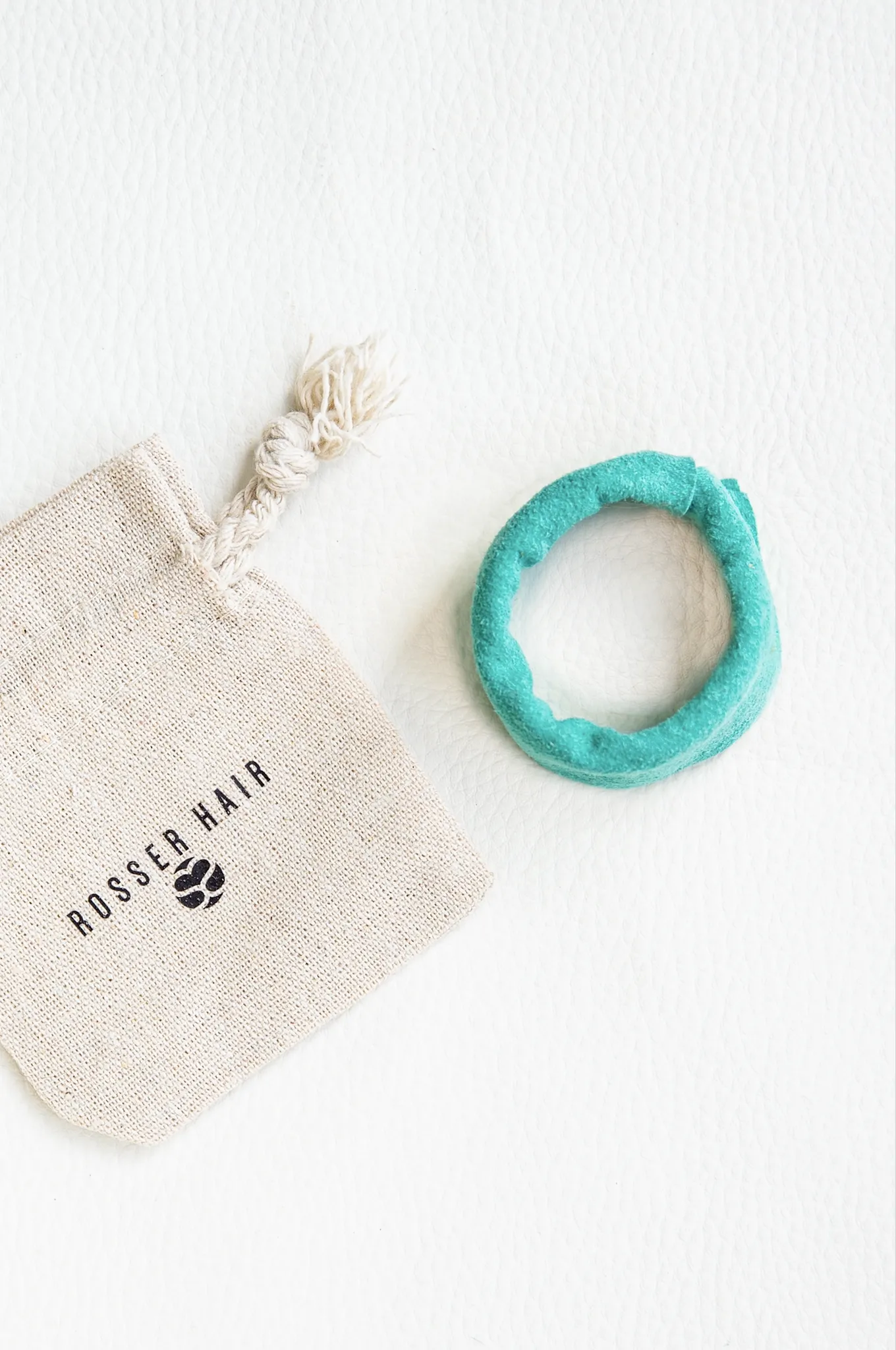 Suede Ponytail Hair Cuff Elastic