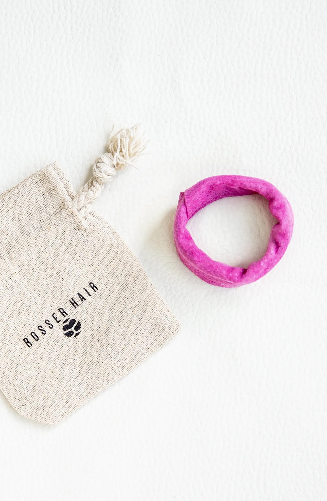 Suede Ponytail Hair Cuff Elastic